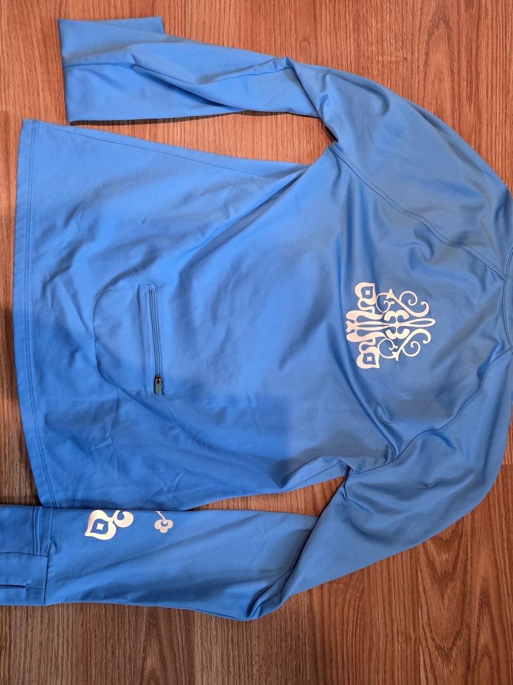 Athleta Sky Blue Quarter-Zip Performance Top - Picture 5 of 5